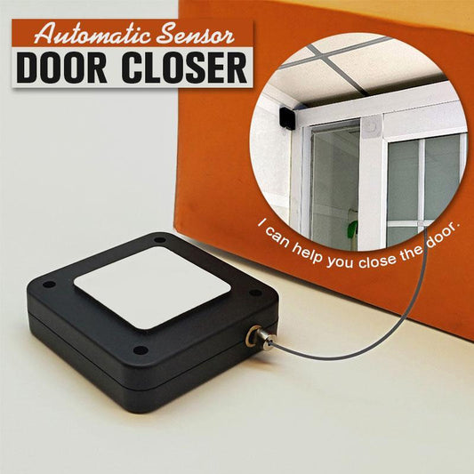 Automatic Door Closer - Punch-Free Soft Close for Sliding & Glass Doors | 500g-1000g Tension Closing Device