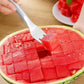 2-in-1 Watermelon Fork Slicer & Cutter - Stainless Steel Fruit Divider for Easy Kitchen Cutting