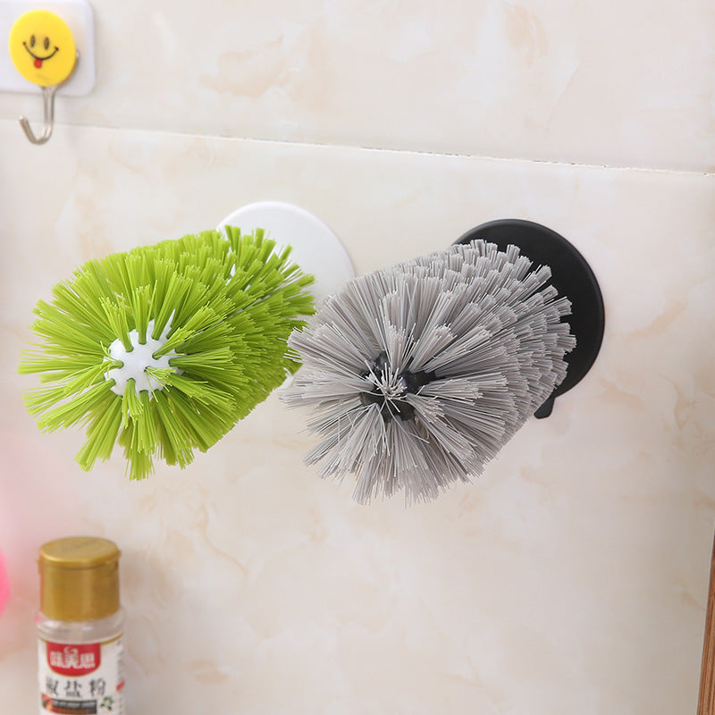 Kitchen Multi-Functional Suction Cup Brush Cup Scrubber