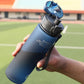 1PC Portable BPA Free Leak Proof Sports&Fitness Frosted Water Bottle High Quality Children and Adults Casual Water Cup