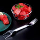 2-in-1 Watermelon Fork Slicer & Cutter - Stainless Steel Fruit Divider for Easy Kitchen Cutting