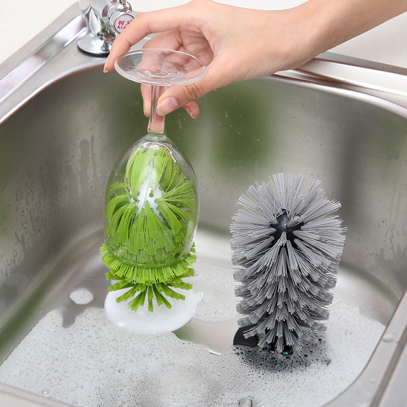 Kitchen Multi-Functional Suction Cup Brush Cup Scrubber